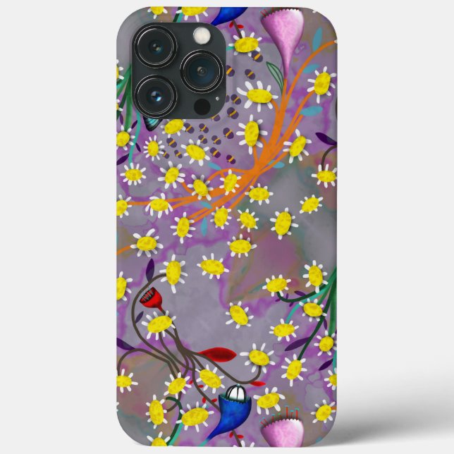 Coques Case-Mate iPhone Fleurs de soleil (Verso)