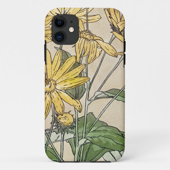 Coques Case-Mate iPhone Fleurs de soleil (Dos)