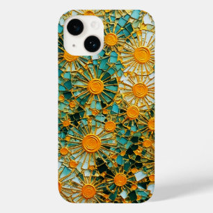 Coque Case-Mate iPhone Fleurs de soleil Abstraites 102