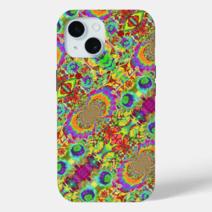 Coque Case-Mate iPhone Fleurs de soleil Abstraites   fleurs funky rétro