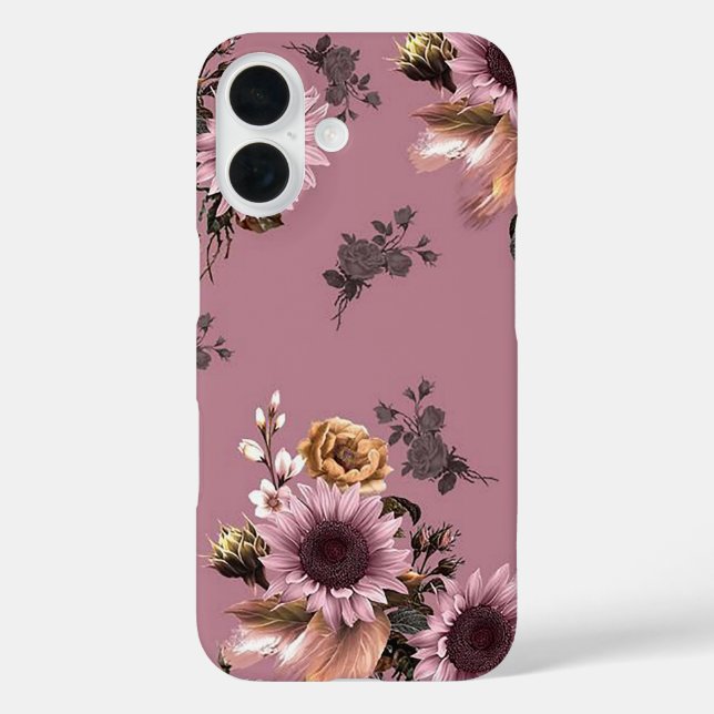 Coques Case-Mate iPhone Fleurs de soleil Boho (Verso)