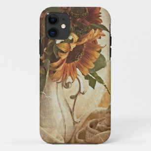 Case-Mate iPhone Case Fleurs de soleil orange rouillées