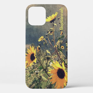Case-Mate iPhone Case Fleurs de soleil sous nuages orageux Nom personnal