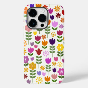 Coque Case-Mate iPhone Fleurs de style scandinave Grand Motif
