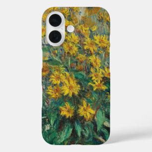 Coque Pour iPhone 16 Fleurs de topinambour par Claude Monet