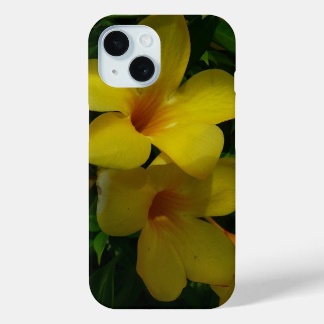 Coques Case-Mate iPhone Fleurs de trompette d'or II Tropical (Verso)