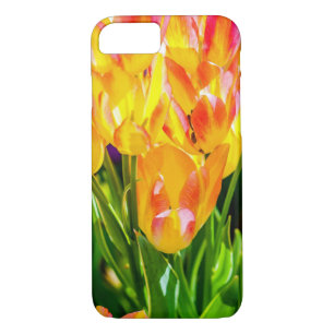 Coque iPhone 7 Fleurs de tulipes - Flourdissant