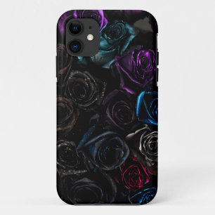 Case-Mate iPhone Case Fleurs de velours gothiques roses texture florale