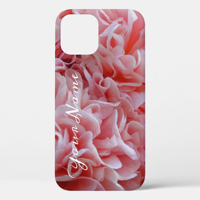 Coques Case-Mate iPhone Fleurs de velours rose Mallow (Verso)