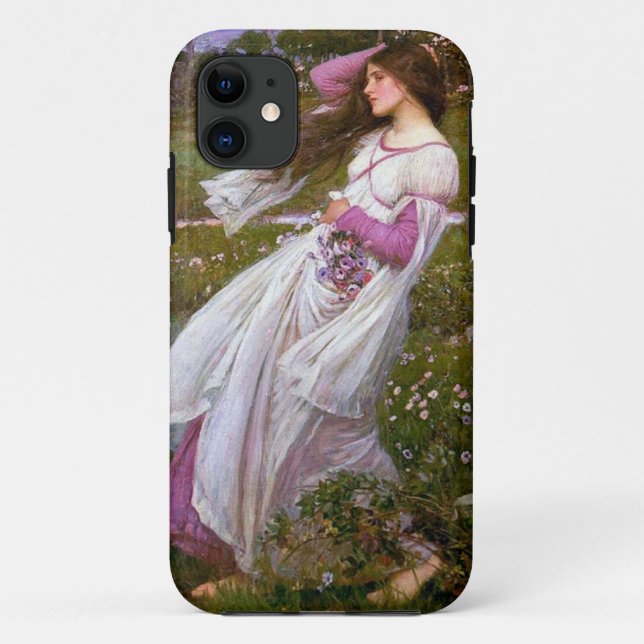 Coques Case-Mate iPhone Fleurs de vent par John Waterhouse (Dos)
