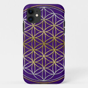 Coque Case-Mate Pour iPhone FLEURS DE VIE / Blume des Lebens - BiColor