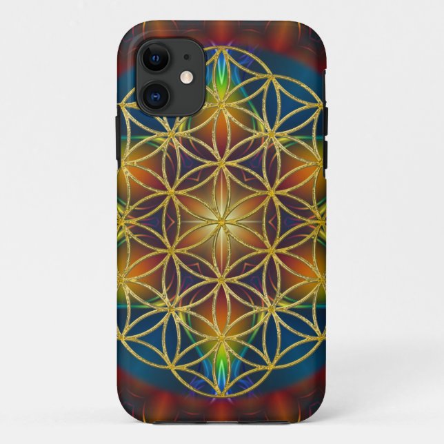 Coques Case-Mate iPhone FLEURS DE VIE / Blume des Lebens - Mandala III (Dos)
