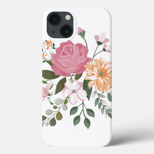 Coques Case-Mate iPhone Fleurs d'eau (Verso)