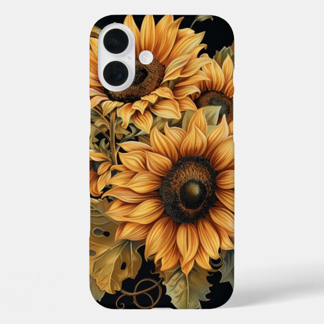 COQUES Case-Mate iPhone FLEURS D'ÉCLAIRAGE DE CHUTE ROUGE ORANGE JAUNE (Verso)