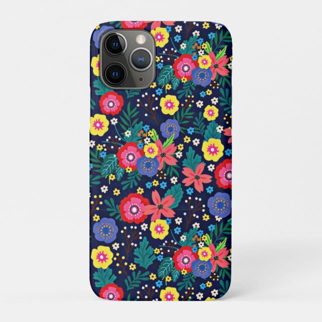 Coques Case-Mate iPhone Fleurs Décoratives Et Feuille Motif-48675 (Dos)