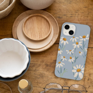 Coque Case-Mate iPhone Fleurs Delicées Chamomille Aesthétique Sauvage