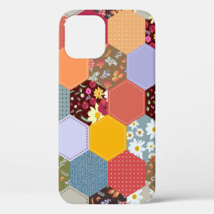 Case-Mate iPhone Case Fleurs d'hexagone colorées Design de revêtement