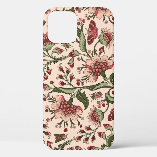 Coques Case-Mate iPhone Fleurs d'Imaginaire Paisley main tiré (Verso)