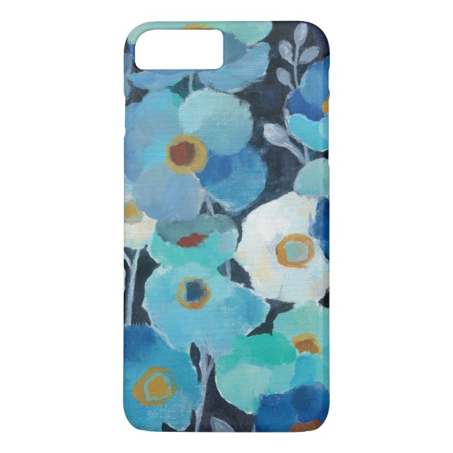 Coques Case-Mate iPhone Fleurs d'indigo (Dos)