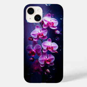 Coque Case-Mate iPhone Fleurs d'orchidées roses de luxe