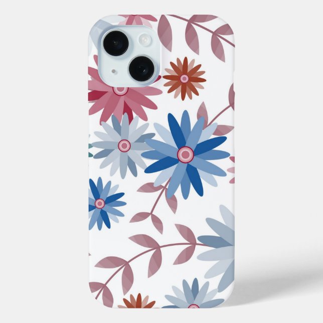 Coques Case-Mate iPhone Fleurs Élégantes  (Verso)