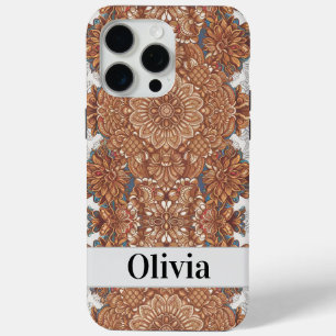 Coque Case-Mate iPhone Fleurs élégantes de style vintage moderne