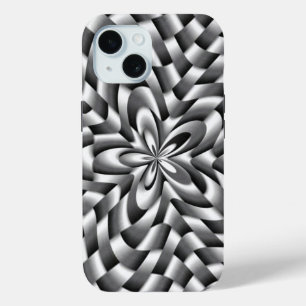 Coque Case-Mate iPhone Fleurs en acier inoxydable