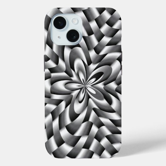 Coques Case-Mate iPhone Fleurs en acier inoxydable (Verso)
