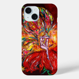 Coque Case-Mate iPhone FLEURS EN Imaginaire ROUGE