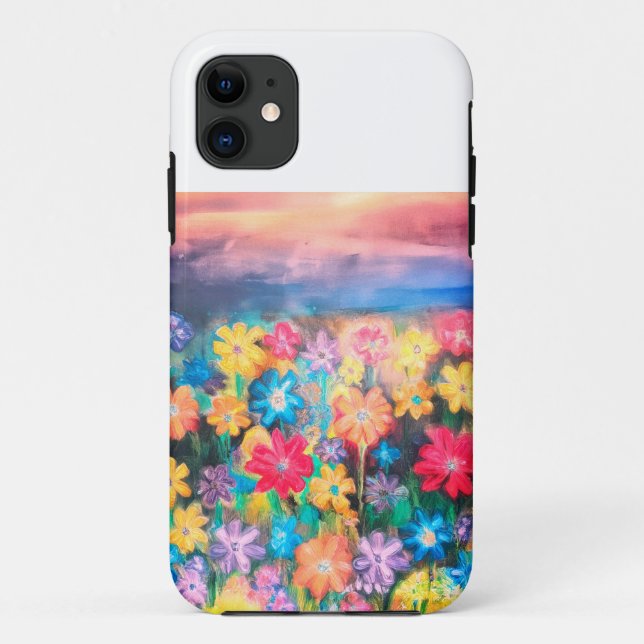 Coques Case-Mate iPhone Fleurs en Pastels - Sangria Téléphone Case (Dos)