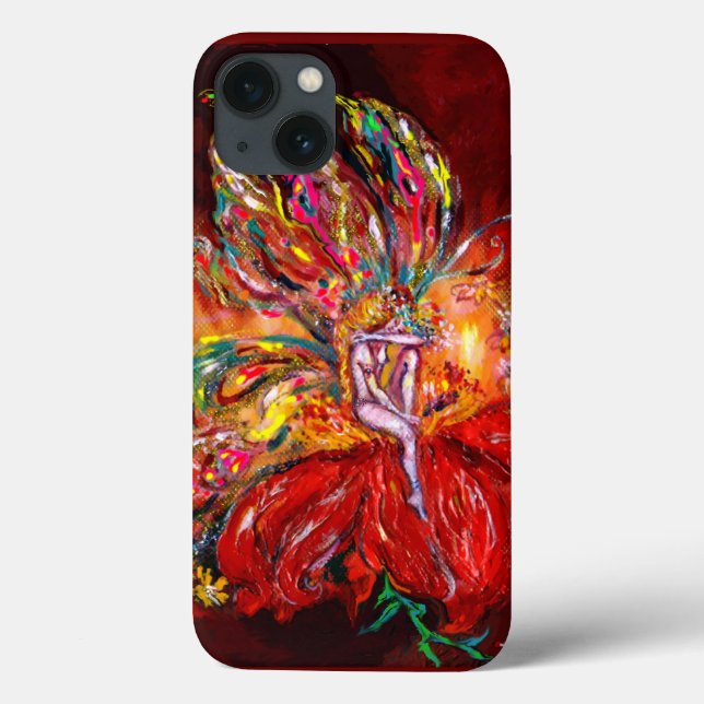 Coques Case-Mate iPhone FLEURS EN ROUGE / Imaginaire Floral (Verso)
