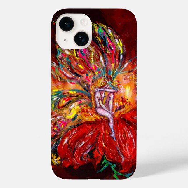 Coques Case-Mate iPhone FLEURS EN ROUGE / Imaginaire Floral (Verso)