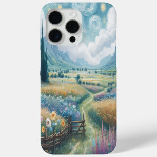 Coque Case-Mate iPhone Fleurs Épanouies et Montagnes