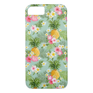 Case-Mate iPhone Case Fleurs et ananas tropicaux