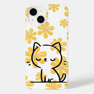 Coque Case-Mate iPhone Fleurs et chats
