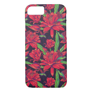 Coques Pour iPhone Fleurs et colibris