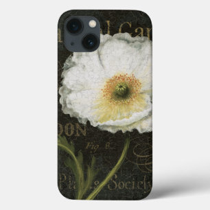 Etui iPhone Case-Mate Fleurs et feuille blancs