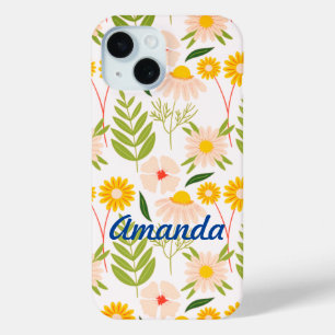 Coque Case-Mate iPhone Fleurs et Motif de jardin Feuille