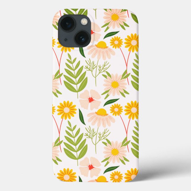Coques Case-Mate iPhone Fleurs et Motif de jardin Feuille (Verso)