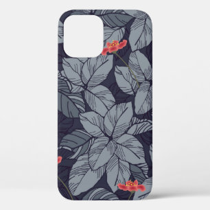 Case-Mate iPhone Case Fleurs et motif feuille, tropicale, 