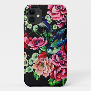 Coque Case-Mate iPhone Fleurs et oiseaux victoriens