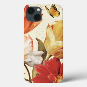 iPhone 13 Case Fleurs et papillons