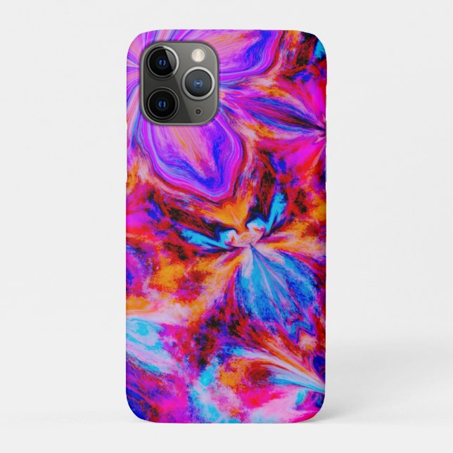 Coques Case-Mate iPhone Fleurs et papillons en Abstrait (Dos)