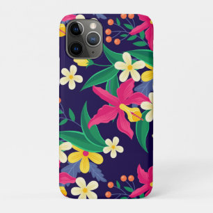 Case-Mate iPhone Case Fleurs Exotiques Colorées Et Motif Feuille-55667