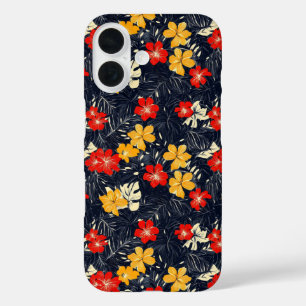 Coque Pour iPhone 16 Fleurs exotiques Motif Floral
