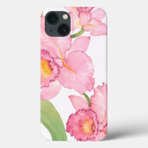 Coques Pour iPhone Fleurs exotiques roses d'aquarelle