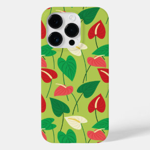 Coque Case-Mate iPhone Fleurs flamingo colorées motif