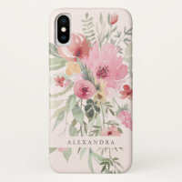 Fleurs florales d'aquarelle du ressort | avec