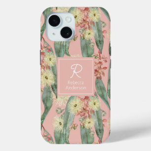 Coque Case-Mate iPhone Fleurs florales de gomme Bush personnalisées - Ros