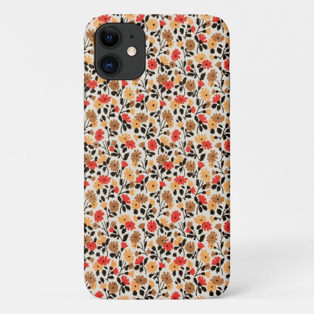 Coques Case-Mate iPhone Fleurs florales douces Boîtier de téléphone rétro  (Dos)